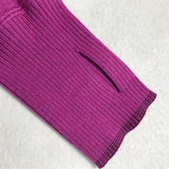Eddie Bauer S 1/4 zip pullover hot pink too sweater athleisure gorpcore layering - Picture 8 of 9